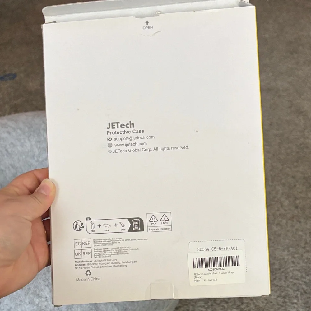 Black Tablet Cover for iPad Pro 11 Inch